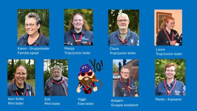 Billeder af lederne i Gruppen